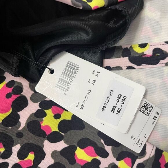 NWT Marc Cain Leopard Skirt Size N2 US 6 New - Picture 12 of 12